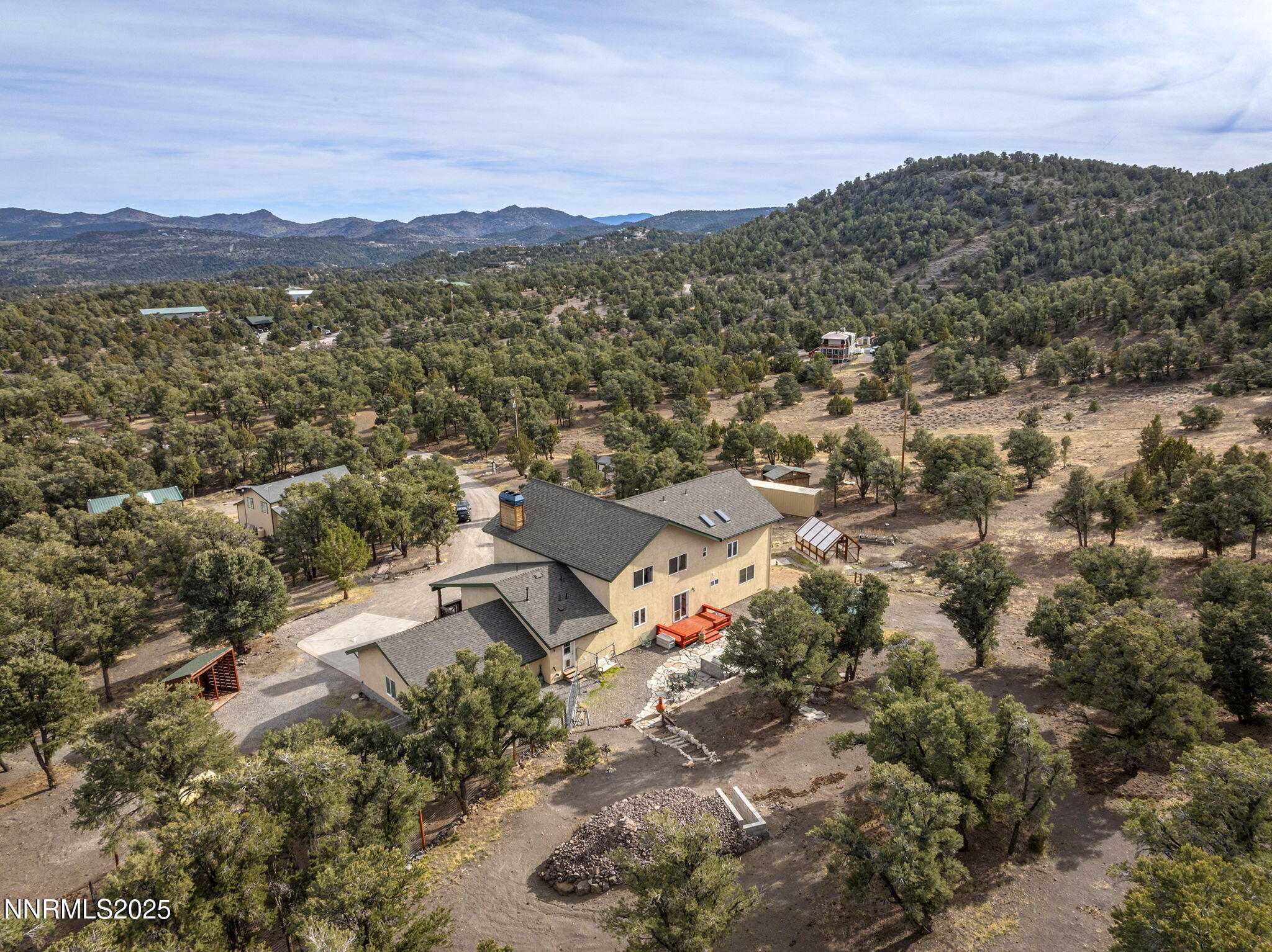 1610 Combination Road Reno, NV 89521 - Photo 3 of 64 an aerial view of residential house with outdoor space