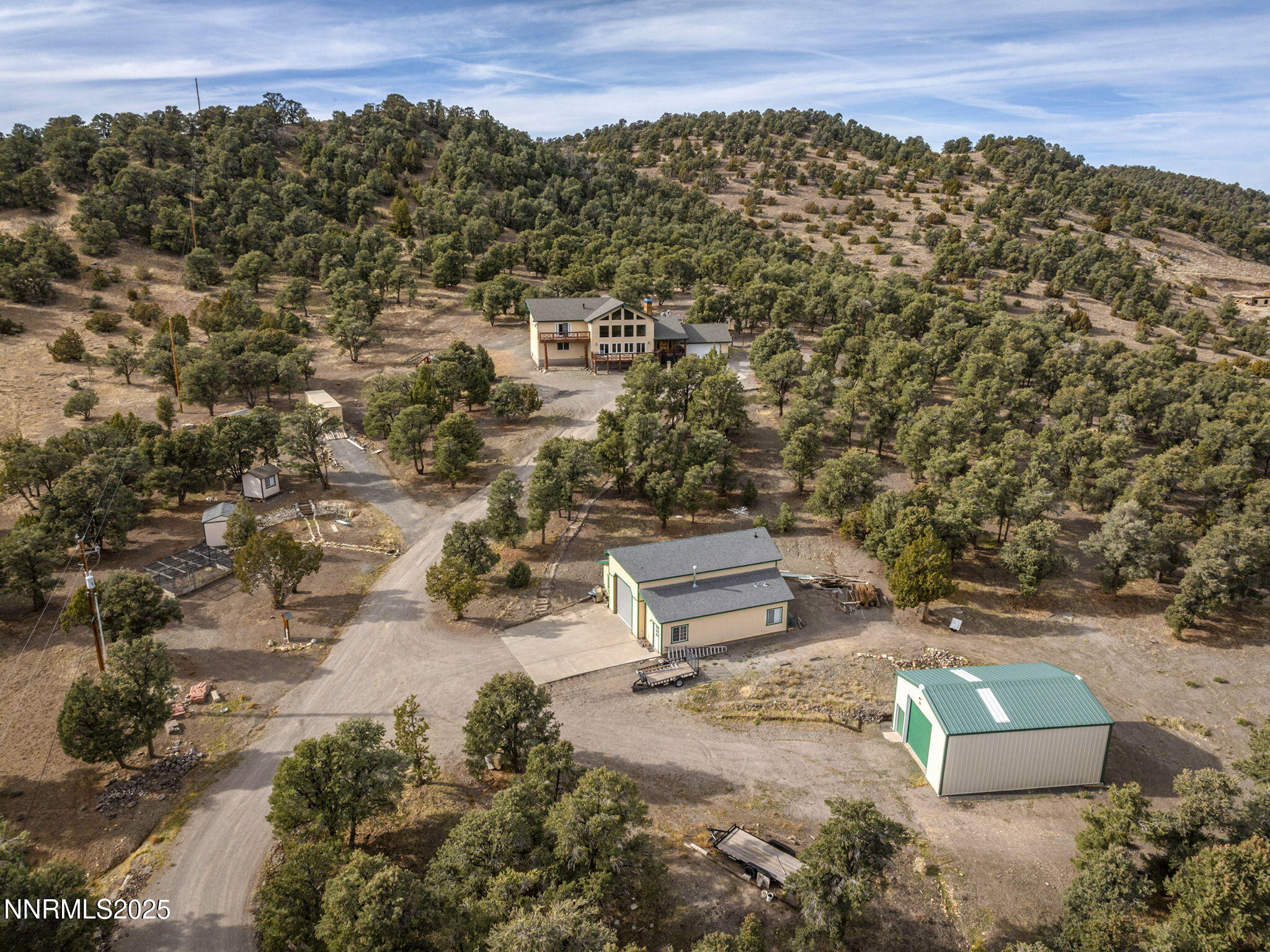 1610 Combination Road Reno, NV 89521 - Photo 60 of 64 an aerial view of a house with a yard