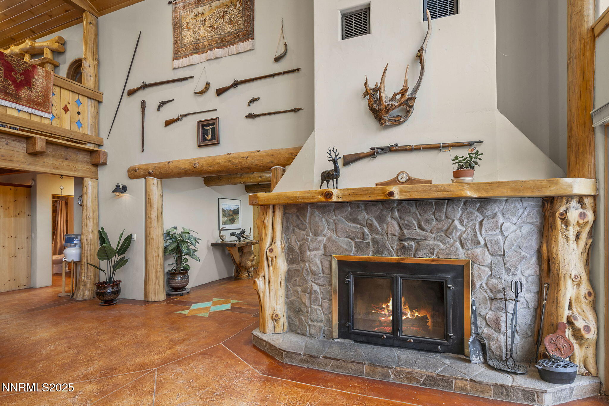 1610 Combination Road Reno, NV 89521 - Photo 9 of 64 a living room with furniture and a fireplace