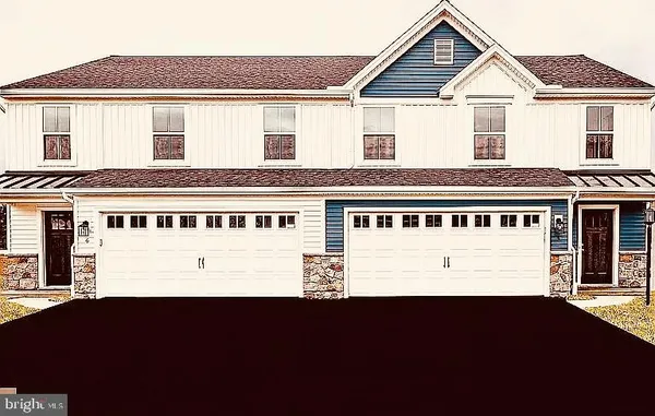 a view of a white house with a black white door