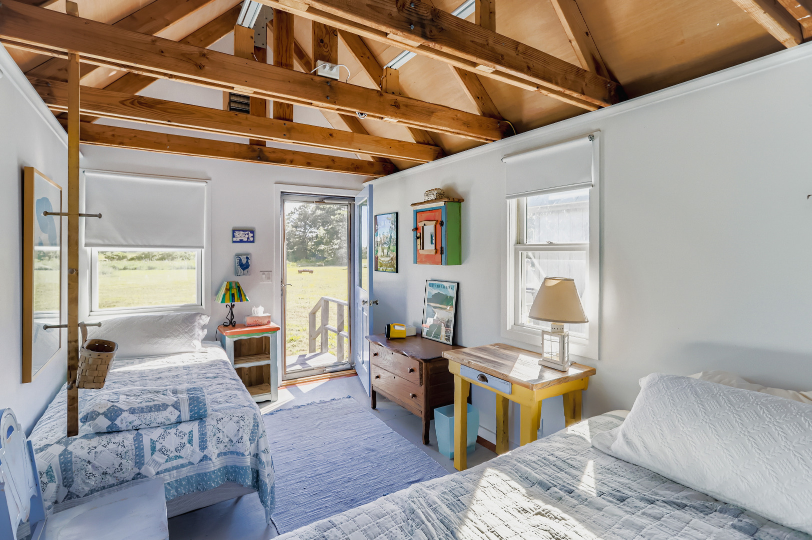 38 Black Point Road Chilmark, MA 02535 - Photo 20 of 38 a bedroom with furniture and a window
