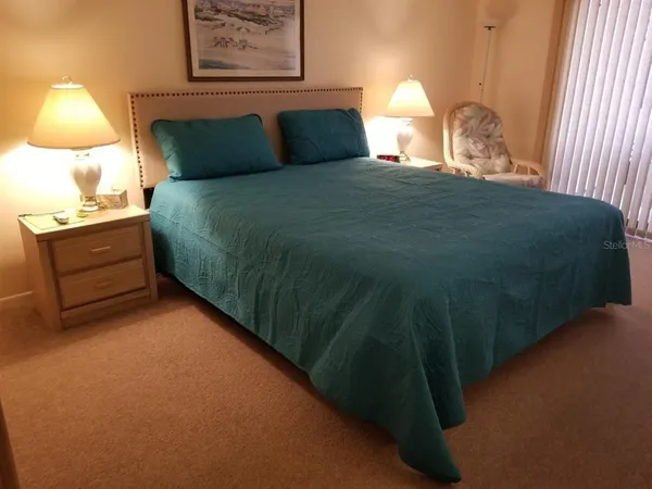 a view of a bedroom