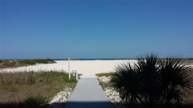 a view of a lake from a yard