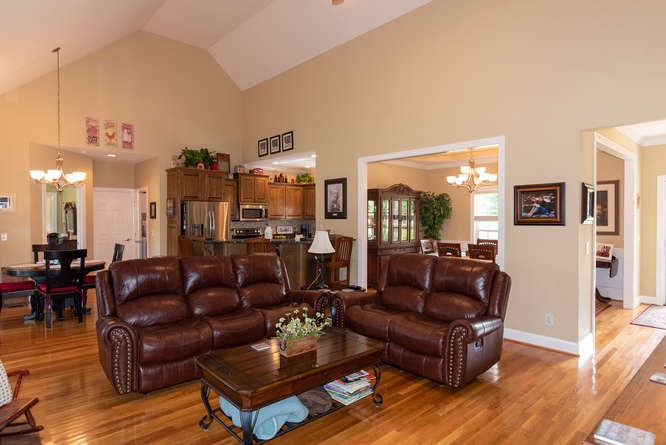 1997 Clara Mathis Road Spring Hill, TN 37174 - Photo 13 of 47 a living room with furniture kitchen view and a wooden floor
