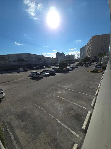 a view of a projector screen and a projector screen