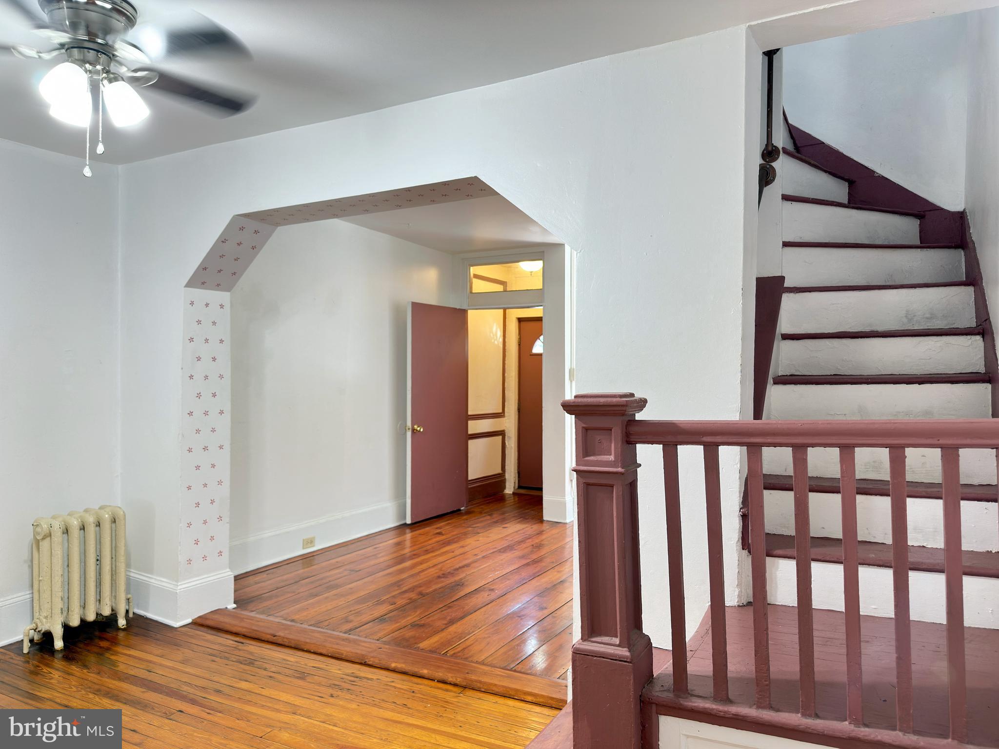 1232 North Hancock Street Philadelphia, PA 19122 - Photo 32 of 44 a view of entryway with wooden floor