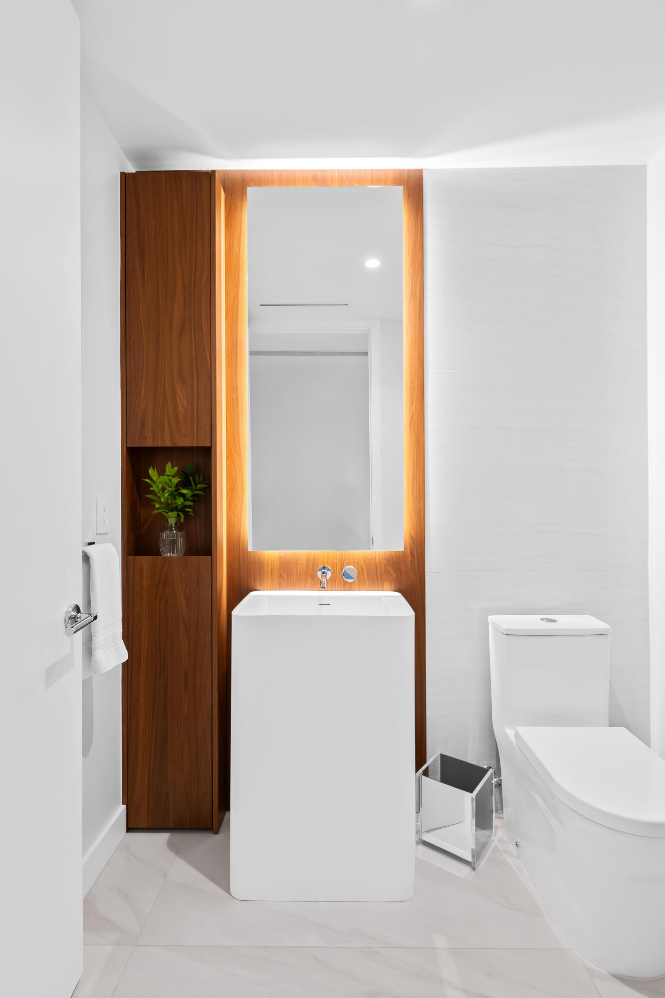 210 Southeast Mizner Boulevard, Unit 301 Boca Raton, FL 33432 - Photo 19 of 66 a bathroom with a toilet and a shower