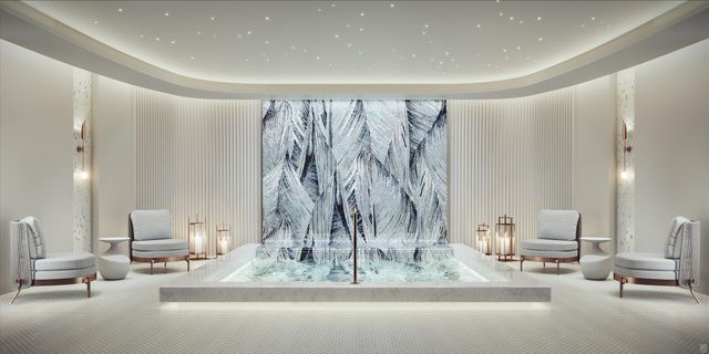 a view of a chairs and table in the patio