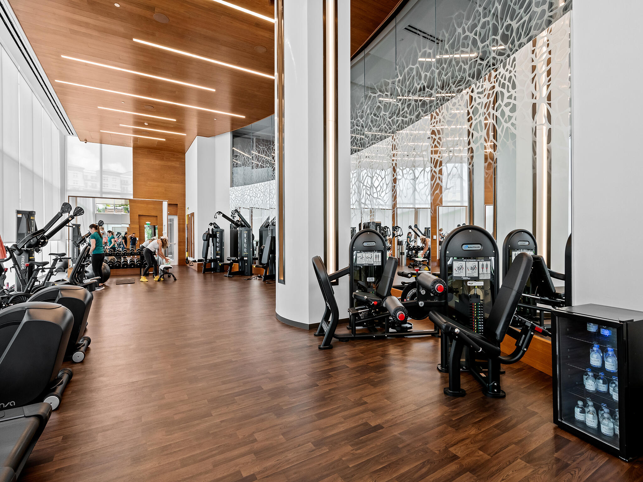 210 Southeast Mizner Boulevard, Unit 301 Boca Raton, FL 33432 - Photo 49 of 66 a view of a room with gym equipment