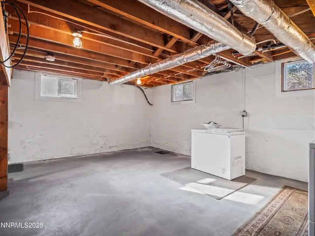 a view of storage and utility room