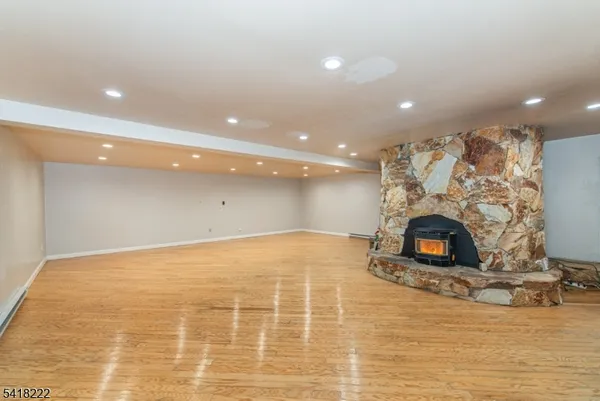a view of a livingroom with a fireplace