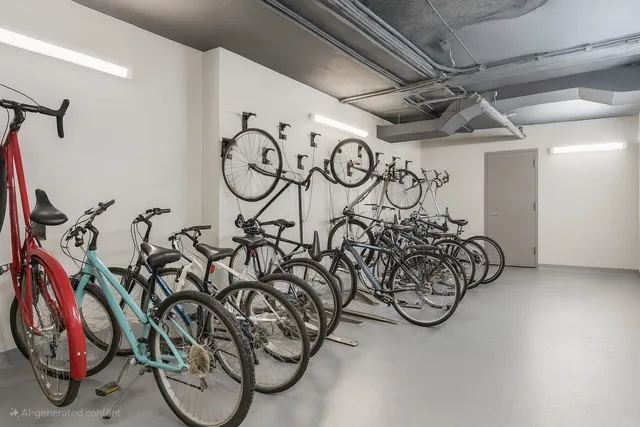 a living room with furniture and a black countertop with rug