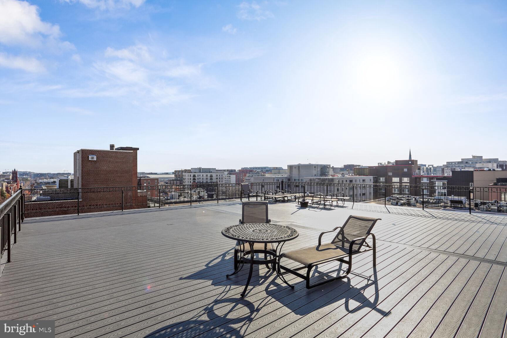 1245 13th Street Northwest, Unit 606 Washington, DC 20005 - Photo 24 of 33 a view of a terrace with sitting area