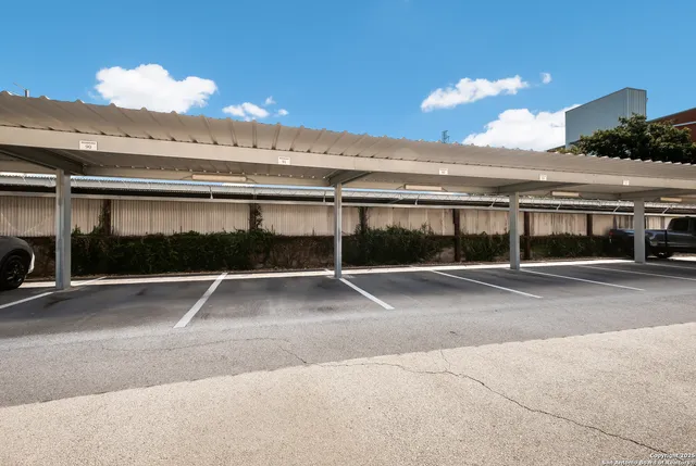 a view of a terrace with chairs