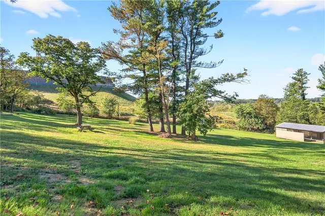 a view of a golf course