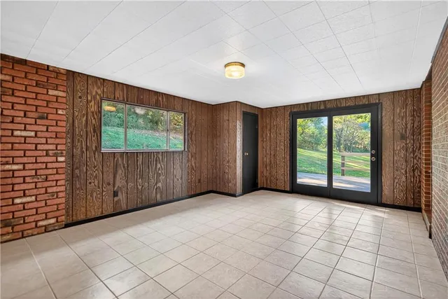 a view of a livingroom with a staircase
