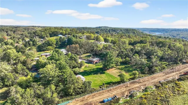 a view of a city from a lake