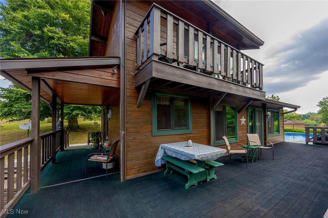 55901 Deep Run Road Martins Ferry, OH 43935 - Photo 25 of 50 View of patio featuring an outdoor pool