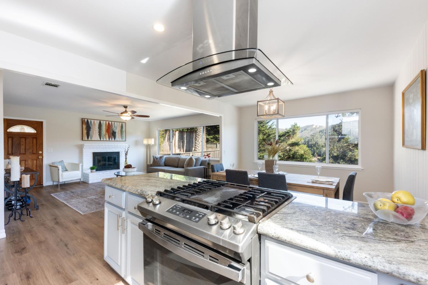 1155 Banyan Way Pacifica, CA 94044 - Photo 15 of 45 a stove top oven sitting inside of a kitchen