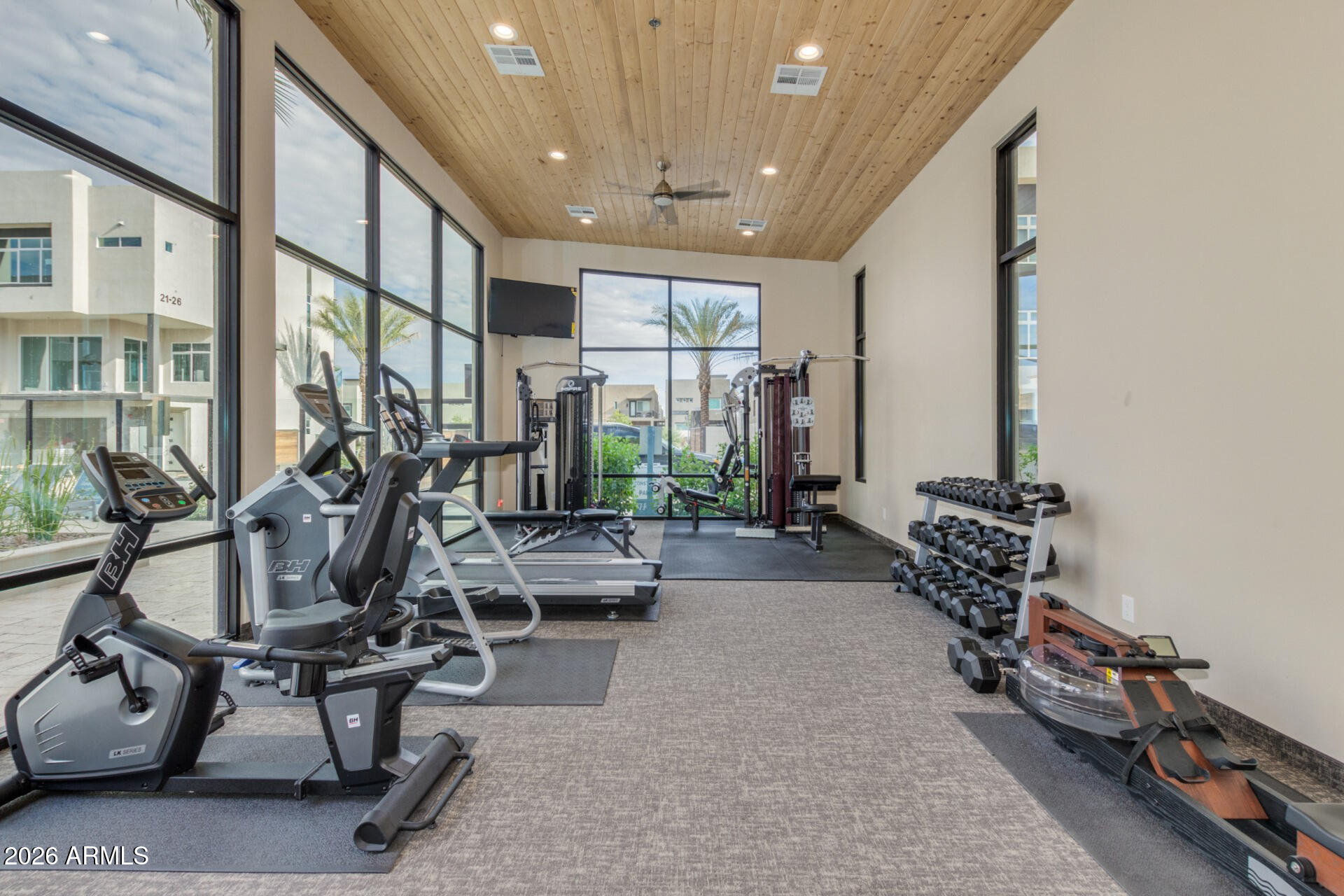6850 East McDowell Road, Unit 71 Scottsdale, AZ 85257 - Photo 33 of 36 a view of a room with gym equipment