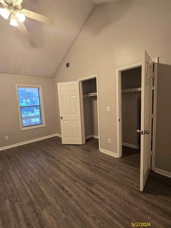 Undisclosed Address Conyers, GA 30013 - Photo 10 of 24 an empty room with wooden floor and closet