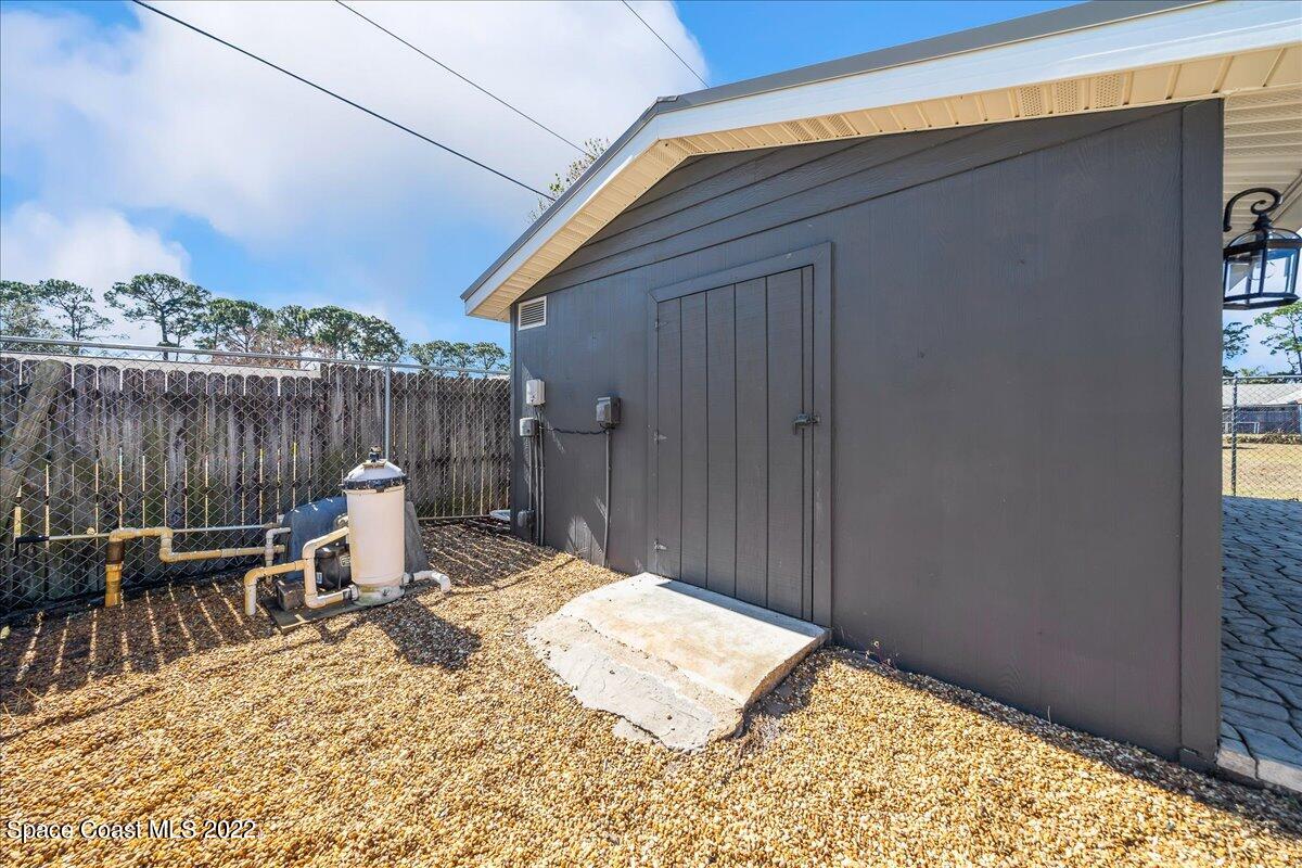 5173 Holden Road Cocoa, FL 32927 - Photo 31 of 35 Pool Chemical Storage