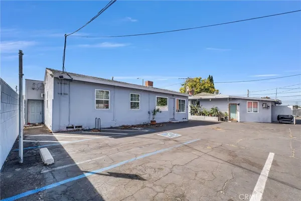 a view of a house with a patio