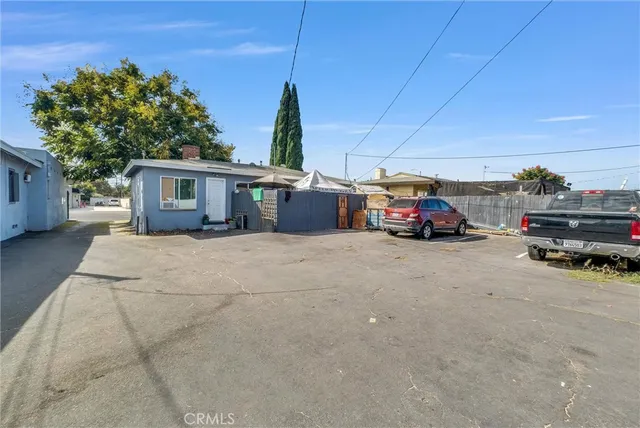 a car parked in front of house