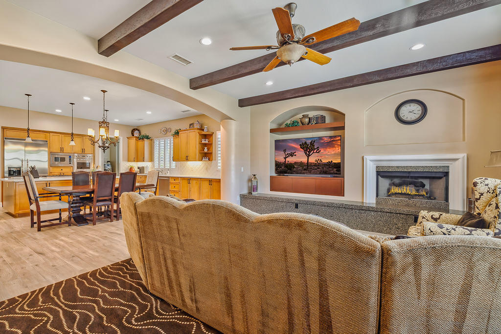 35202 Vista Del Monte Rancho Mirage, CA 92270 - Photo 13 of 35 a living room with furniture and a fireplace