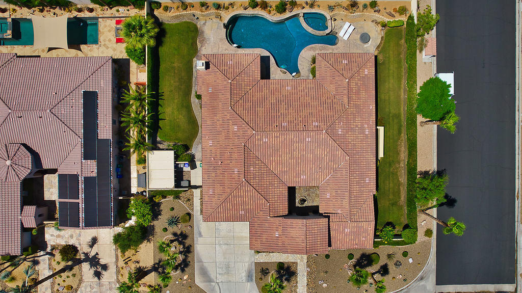 35202 Vista Del Monte Rancho Mirage, CA 92270 - Photo 30 of 35 an aerial view of houses with outdoor space