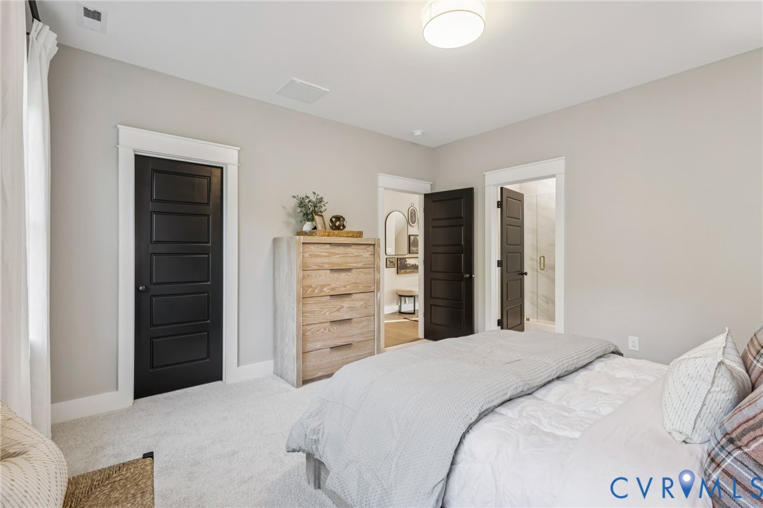 Lot 5 Olivet Church Road New Kent, VA 23124 - Photo 34 of 40 Light gray wall color, white trim, recessed lighti