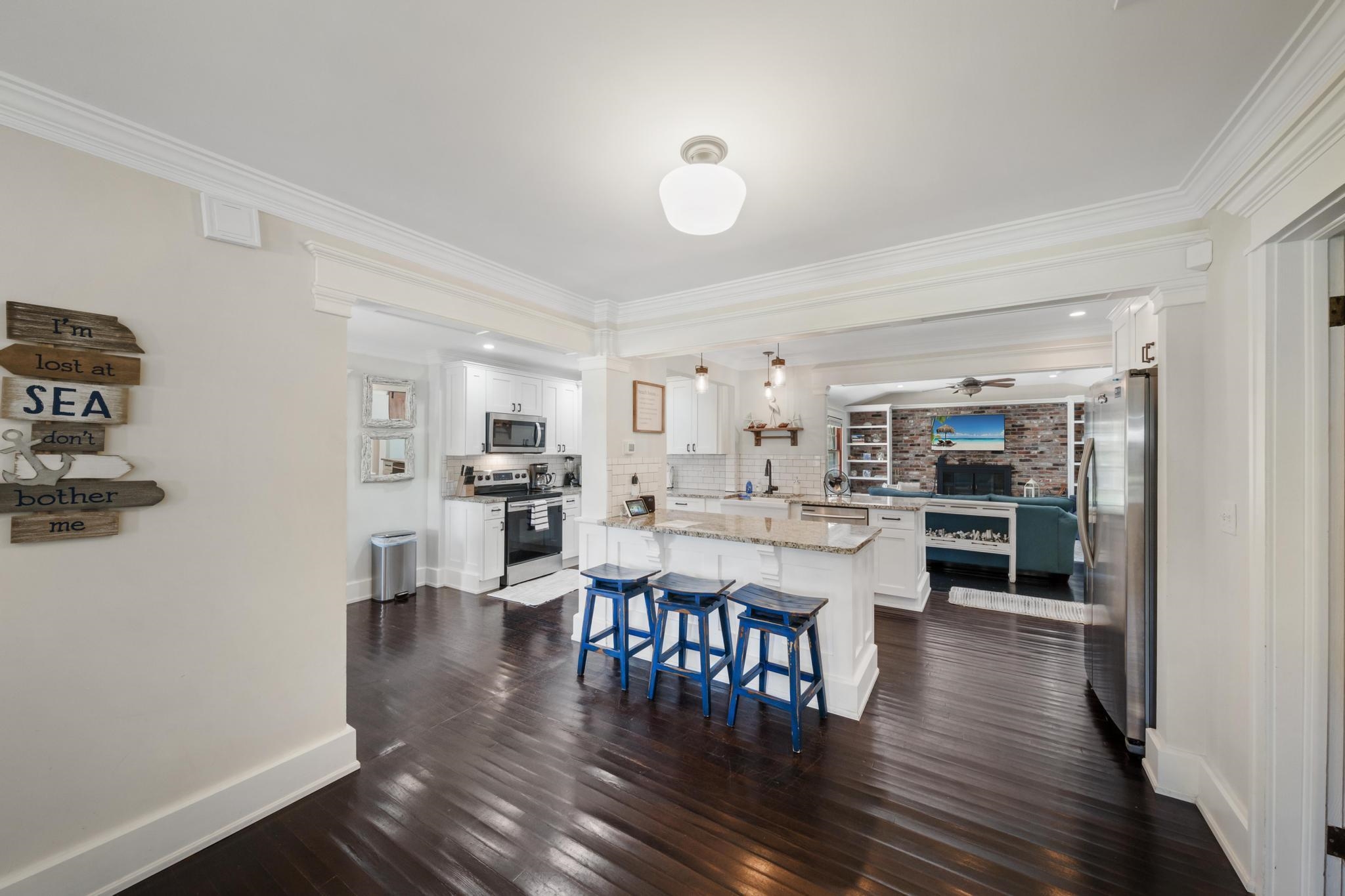 9 Menendez Road St. Augustine, FL 32080 - Photo 7 of 43 a view of a dining room with furniture and wooden floor
