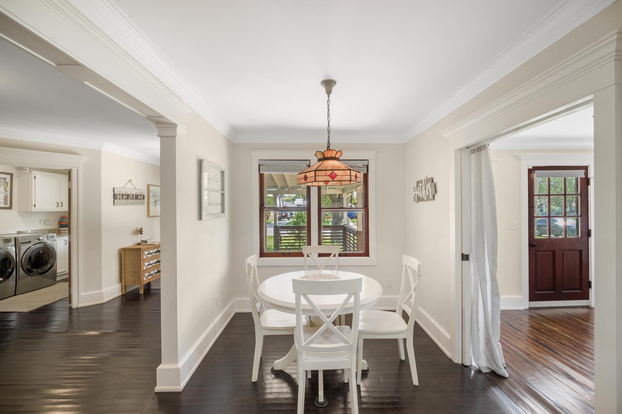9 Menendez Road St. Augustine, FL 32080 - Photo 9 of 43 a view of a dining room with furniture window and wooden floor