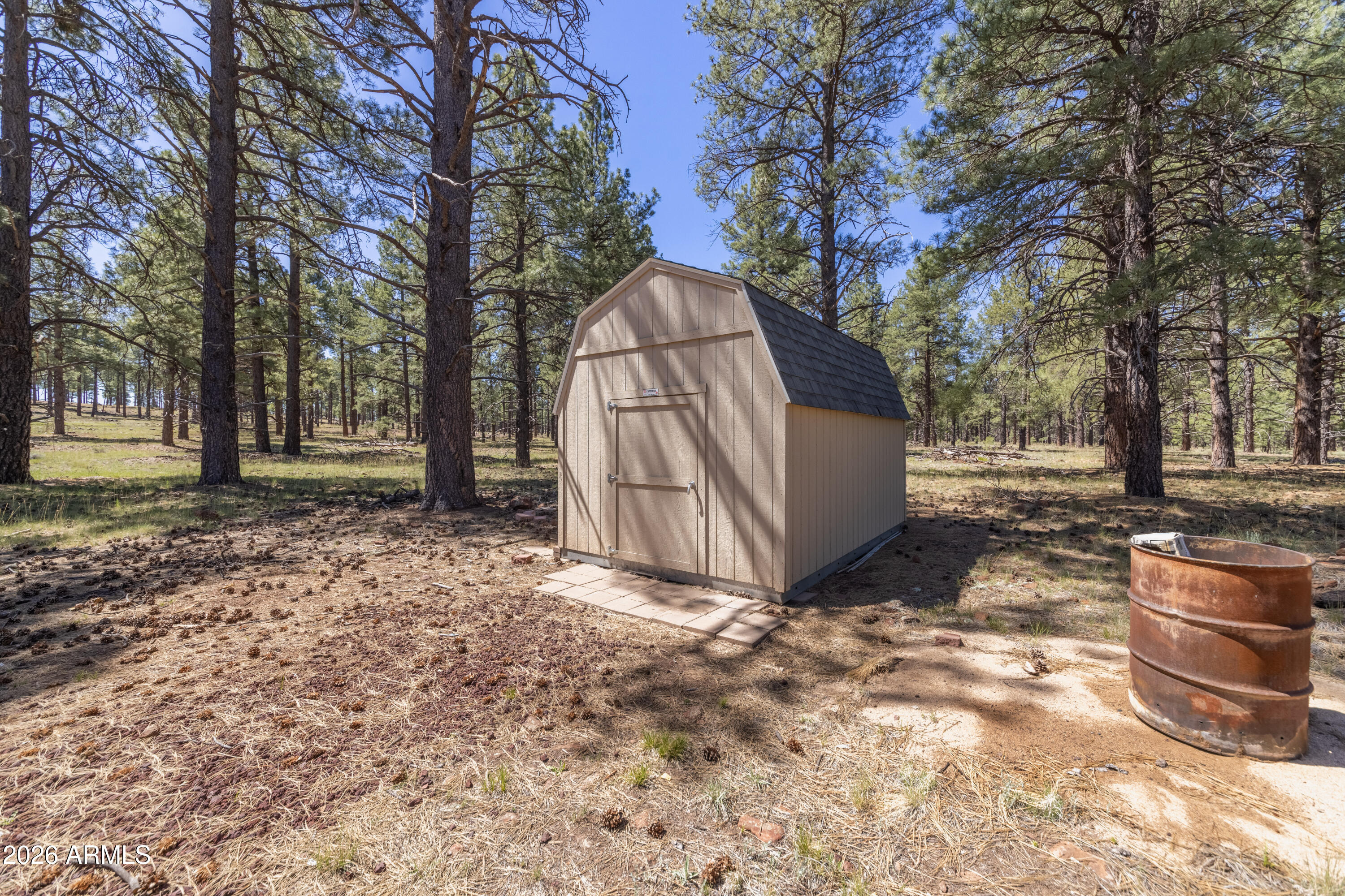 5641 East Garland Prairie Road Williams, AZ 86046 - Photo 15 of 22 160 SqFT Shed w/ electricity