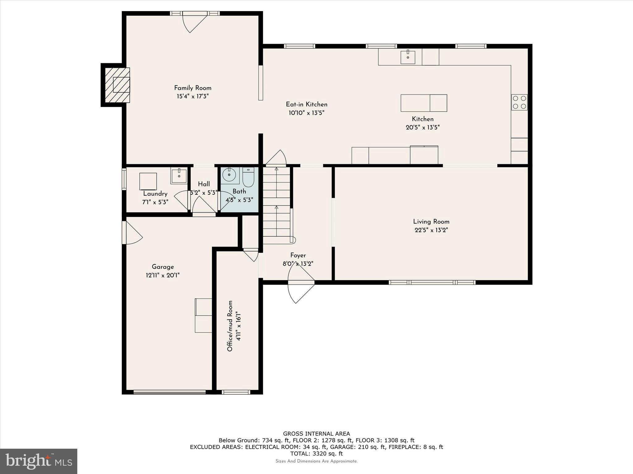 3026 Appledale Road Norristown, PA 19403 - Photo 46 of 49 Main Floor Plan