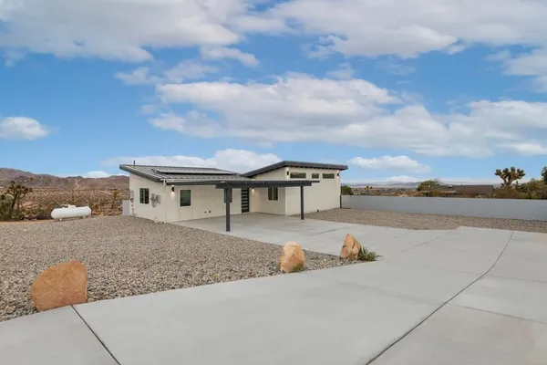 a view of house and outdoor space