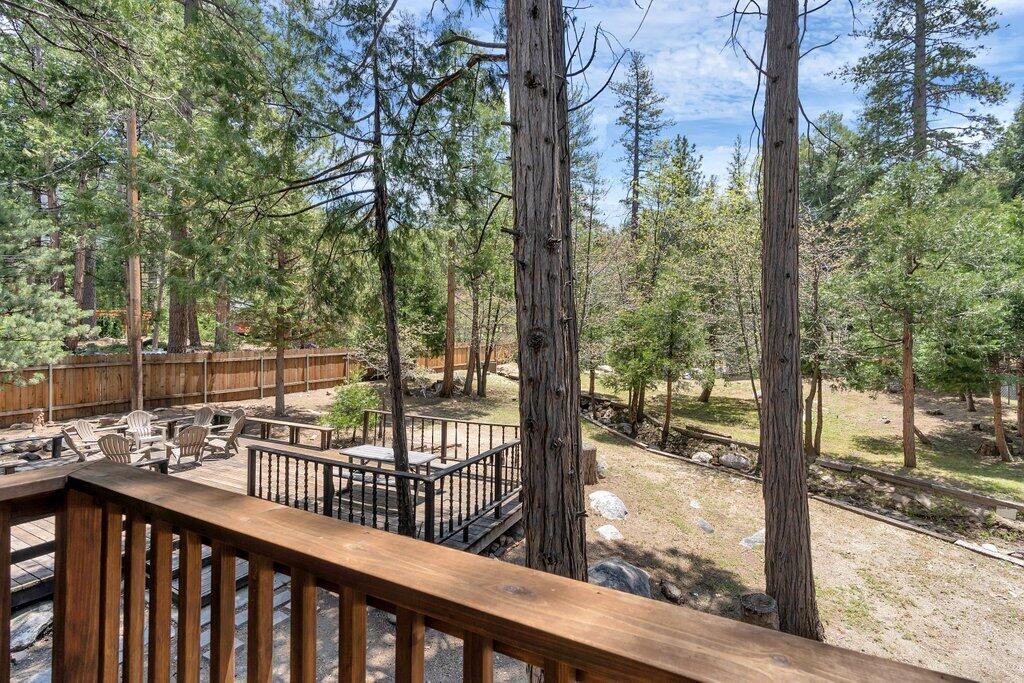 54495 South Circle Drive Idyllwild, CA 92549 - Photo 22 of 65 a view of a balcony with yard