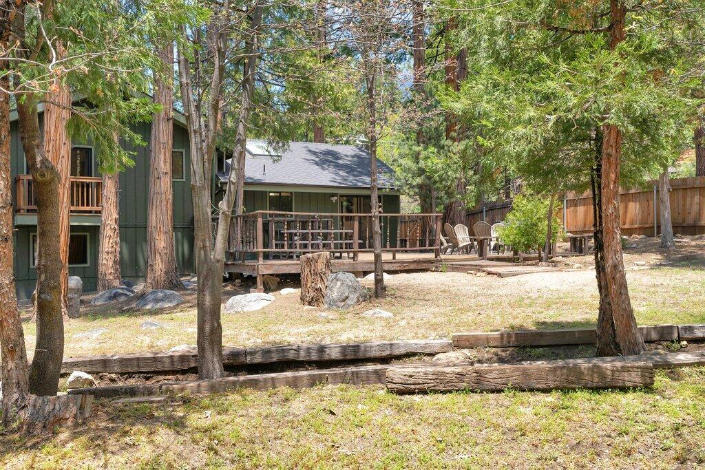 54495 South Circle Drive Idyllwild, CA 92549 - Photo 47 of 65 a backyard of a house with barbeque oven