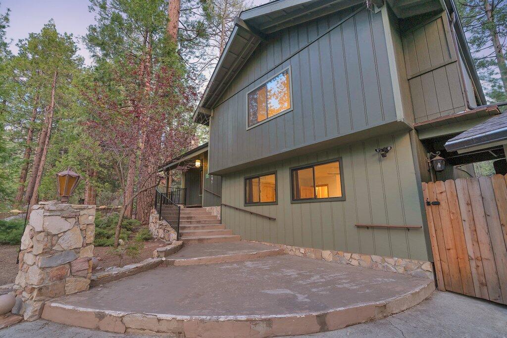 54495 South Circle Drive Idyllwild, CA 92549 - Photo 56 of 65 a view of a house with a backyard