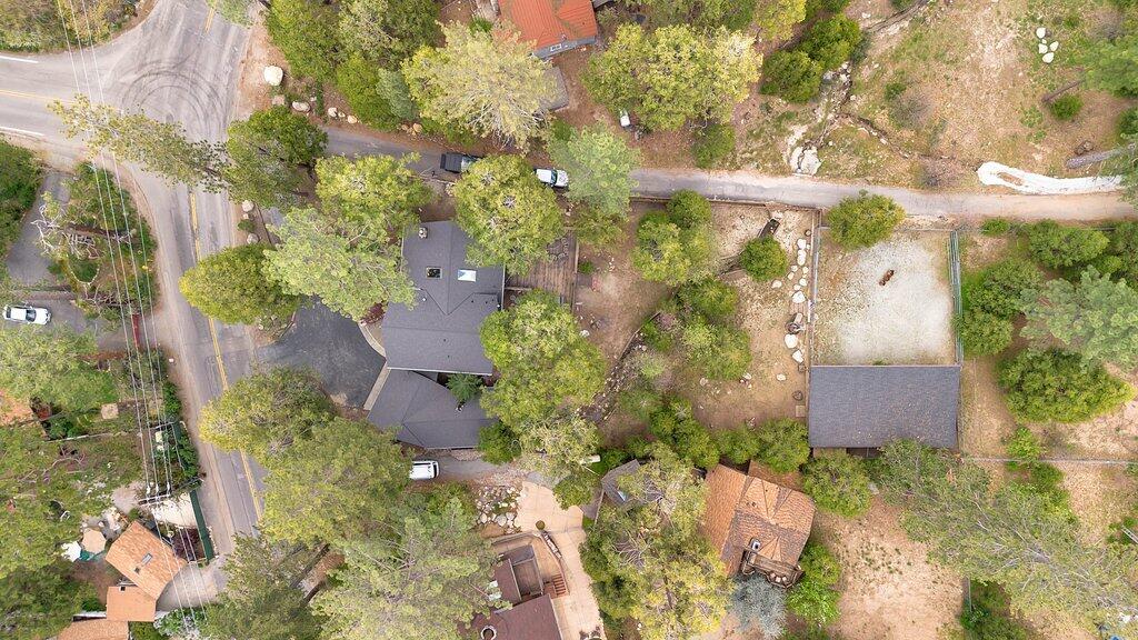 54495 South Circle Drive Idyllwild, CA 92549 - Photo 62 of 65 an aerial view of residential house with outdoor space and trees all around