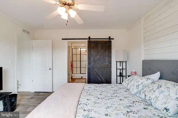 a close view of closet