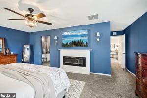 44 Goodwin Parkway Sewell, NJ 08080 - Photo 39 of 57 a bedroom with a bed and a fireplace