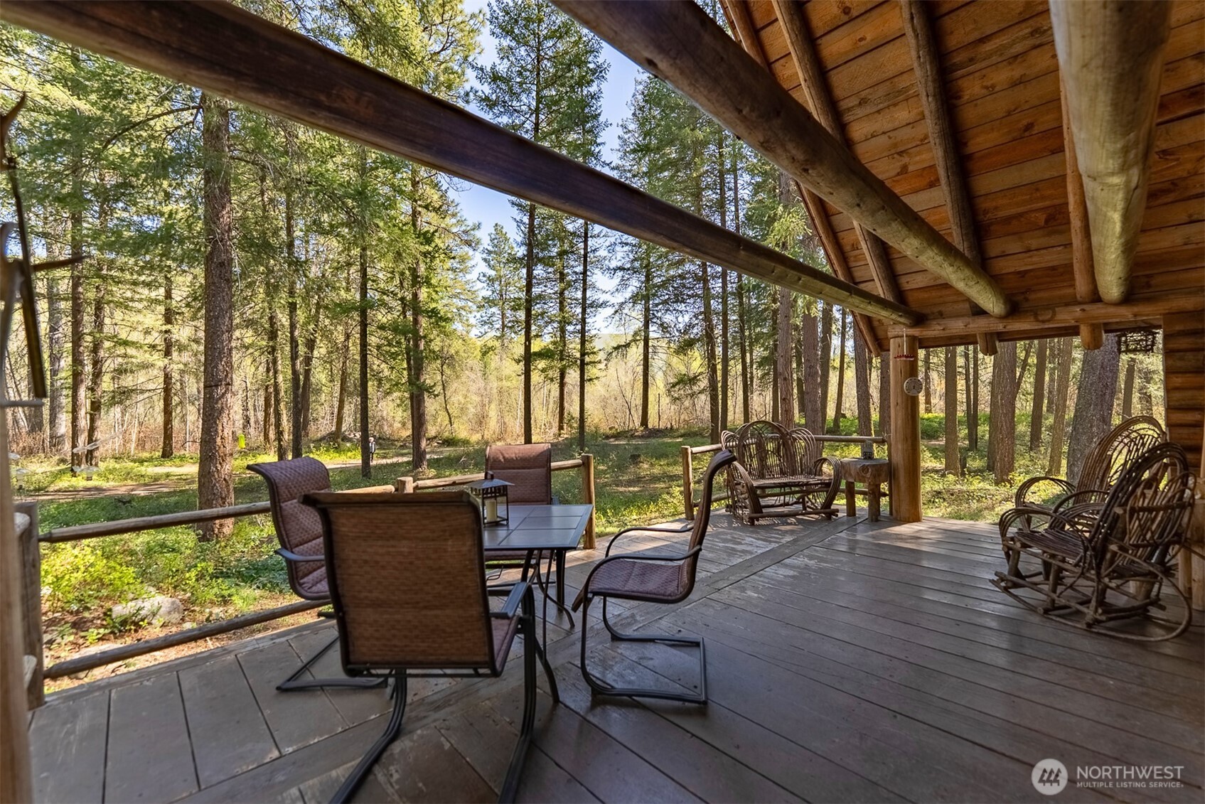 583 B Twisp River Road Twisp, WA 98856 - Photo 4 of 39 a view of outdoor space with seating