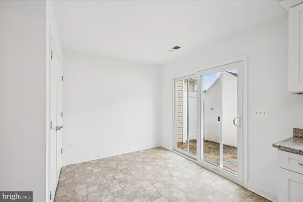 a view of an empty room