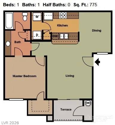 $217,000 | 45 Maleena Mesa Street, Unit 712, Henderson, NV 89074