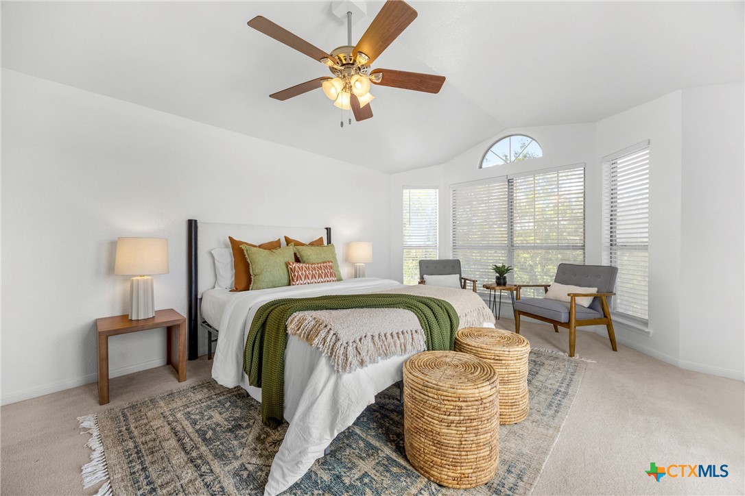 5107 Denmans Loop Belton, TX 76513 - Photo 21 of 48 a bedroom with furniture and a large window