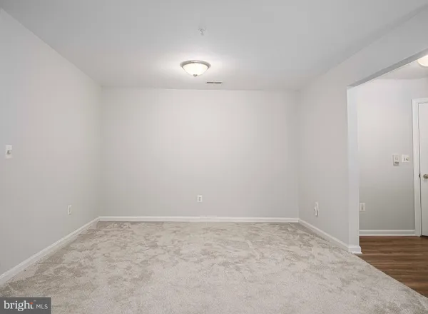 a view of an empty room