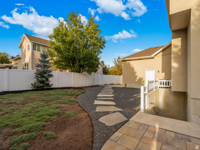 11736 Twin Ridge Drive Draper, UT 84020 - Photo 52 of 72 Separate future ADU entrance - Walkway to dedicated parking space