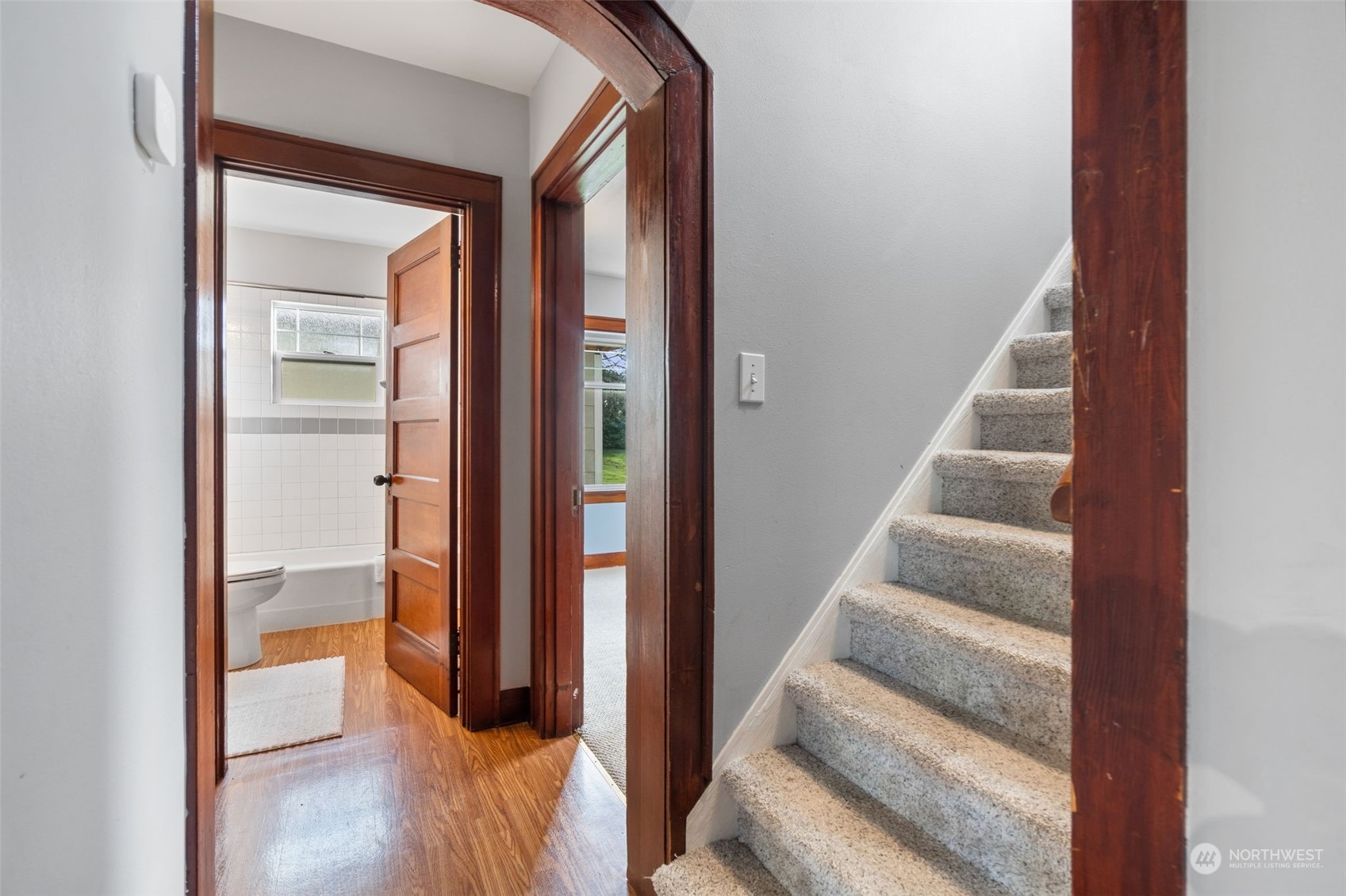 2628 Old Highway 99 North Road Burlington, WA 98233 - Photo 13 of 40 a view of entryway with wooden floor and front door