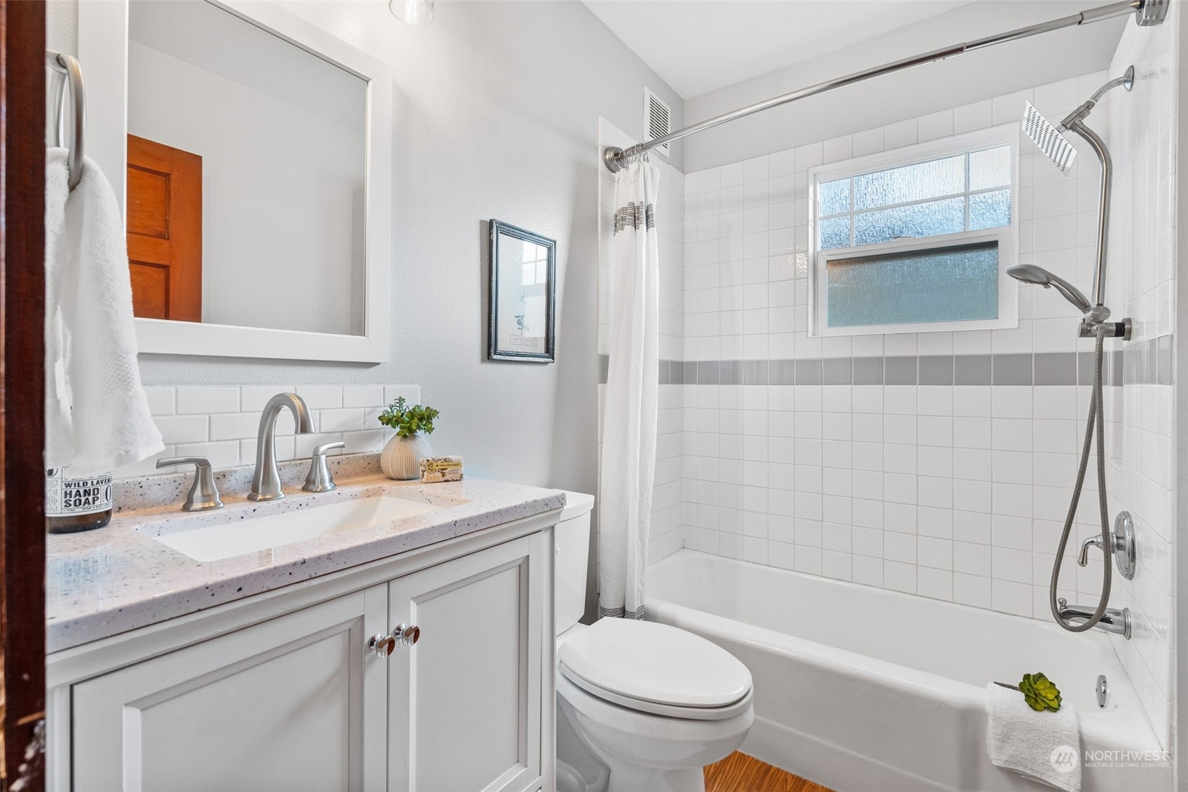 2628 Old Highway 99 North Road Burlington, WA 98233 - Photo 14 of 40 a bathroom with a sink toilet and shower